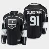 los angeles kings carl grundstrom home 2020 21 breakaway player jersey black