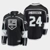 los angeles kings lias andersson home 2020 21 breakaway player jersey black