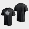 maple leafs black special edition secondary logo t shirt