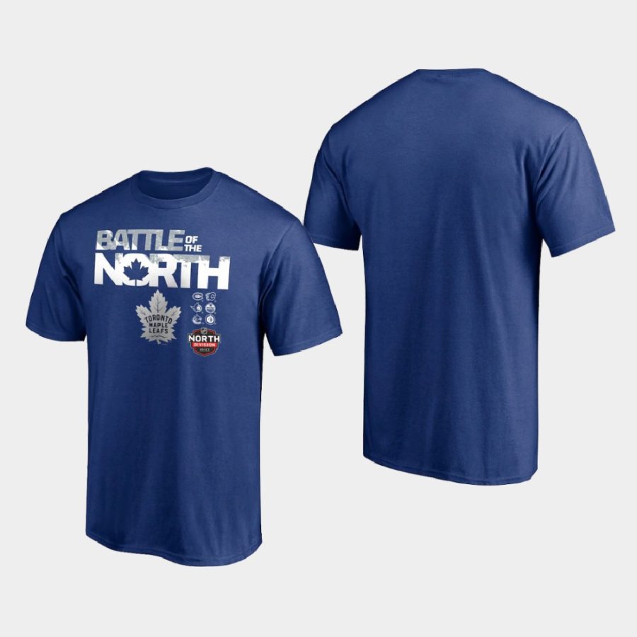 maple leafs blue battle of the north t shirt