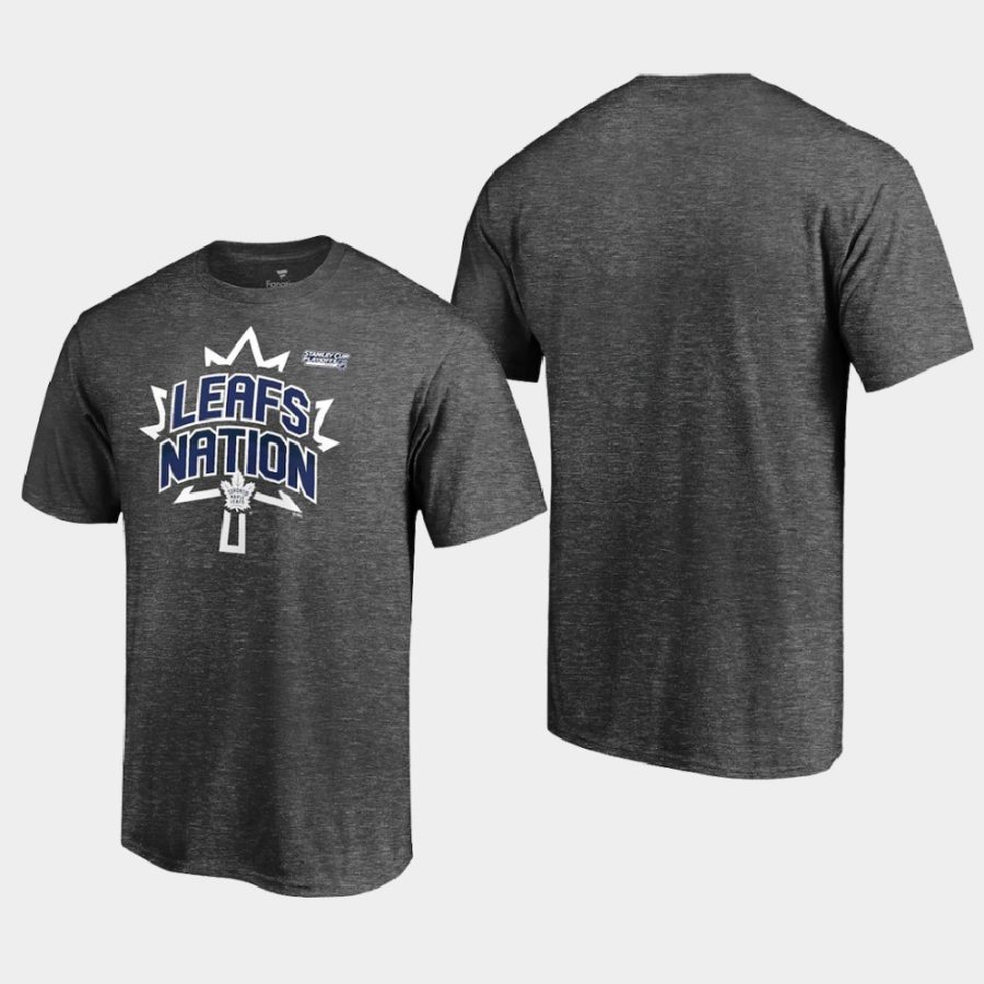 maple leafs charcoal 2021 stanley cup playoffs heads up play t shirt