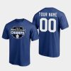 maple leafs custom blue 2021 north division champions t shirt