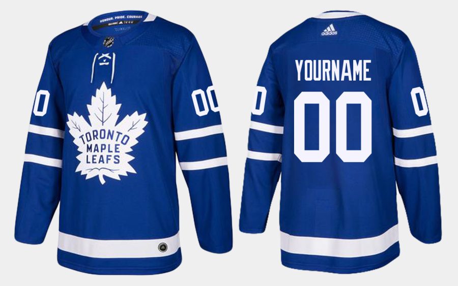 maple leafs custom home royal jersey