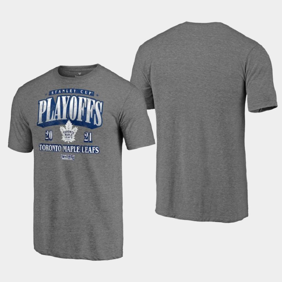 maple leafs heathered gray 2021 stanley cup playoffs ring the alarm t shirt