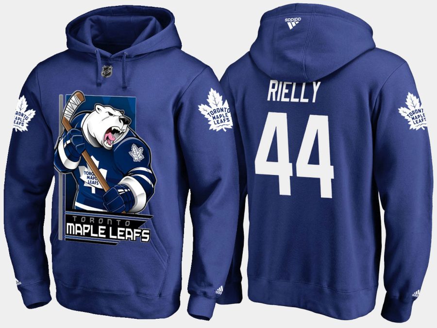 maple leafs morgan rielly cartoon team color royal hoodie