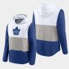 maple leafs white prep colorblock hoodie