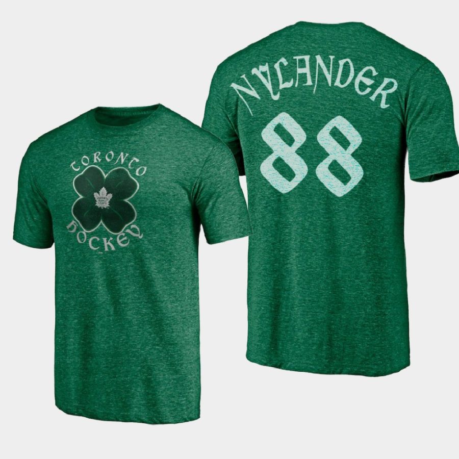 maple leafs william nylander kelly green st. patricks day celtic t shirt