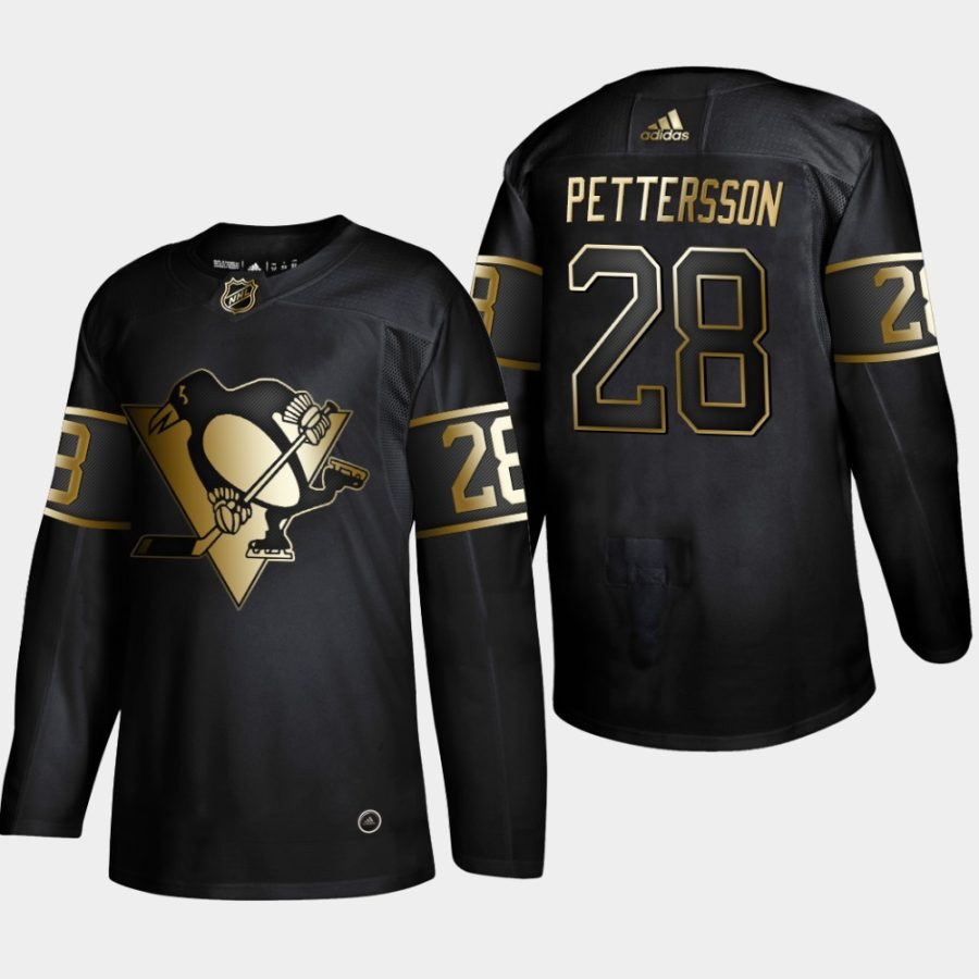 marcus pettersson penguins black 2019 nhl golden edition authentic jersey