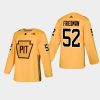 mark friedman penguins gold practice authentic jersey