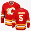 mark giordano red authentic jersey