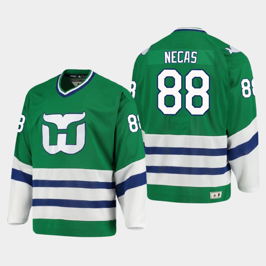 martin necas hartford whalers green heritage authentic jersey