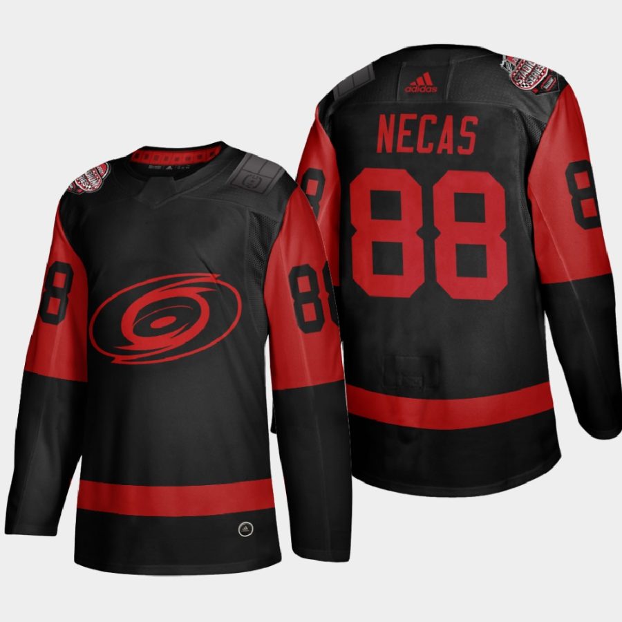 martin necas hurricanes black 2021 stadium series jersey