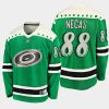 martin necas hurricanes green 2021 st. patricks day jersey