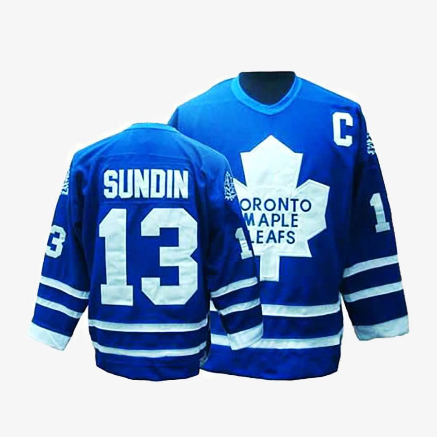 mats sundin blue throwback jersey