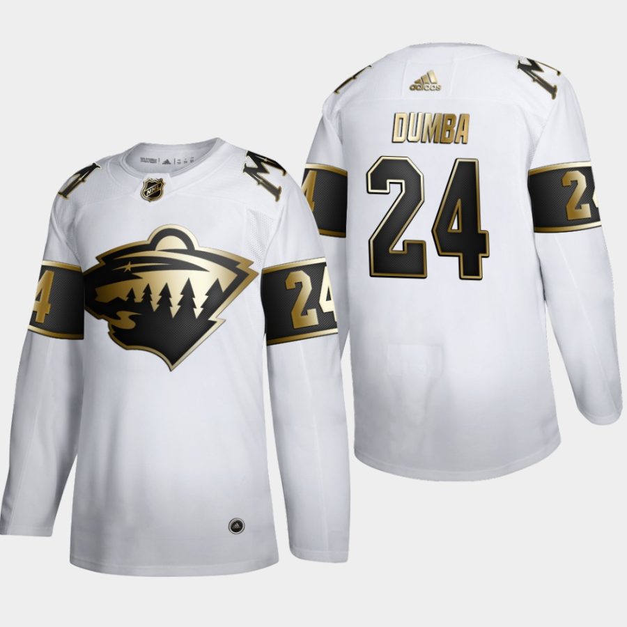 matt dumba wild white nhl golden edition authentic jersey