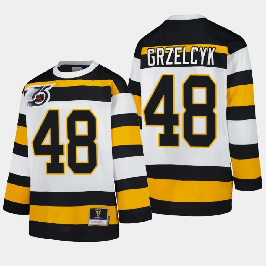 matt grzelcyk bruins white blue line 1991 throwback jersey