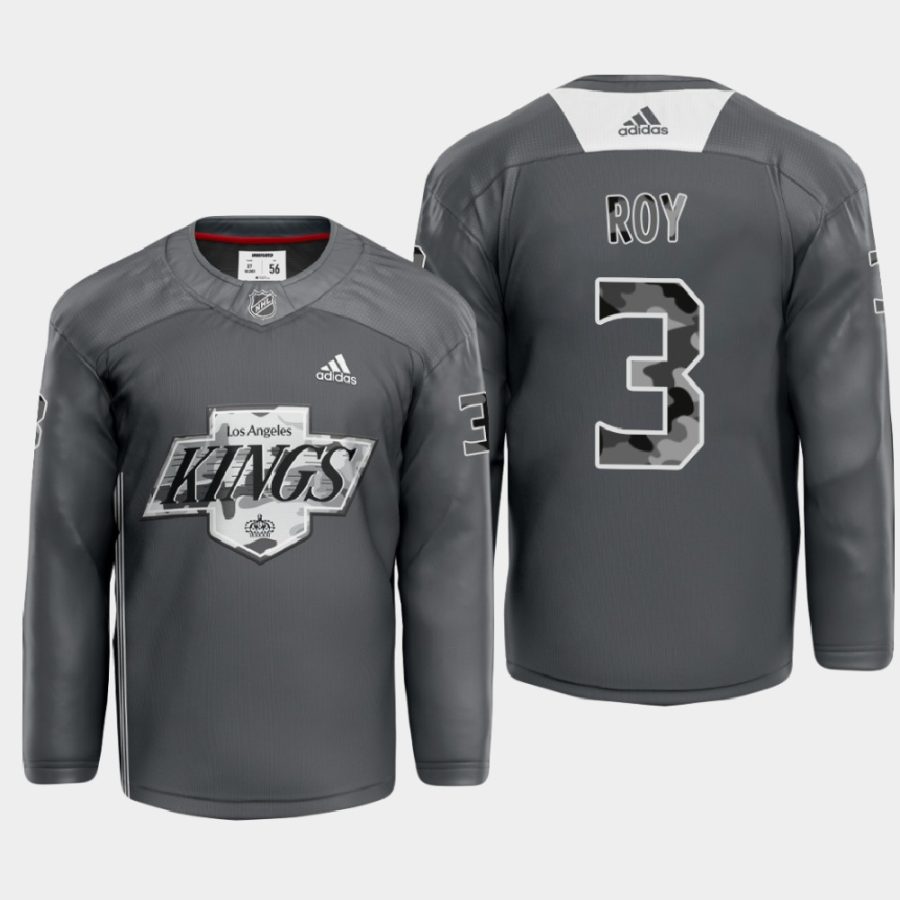 matt roy undefeated x la kings gray warm up jersey