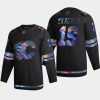 matthew tkachuk flames black iridescent holographic collection authentic jersey