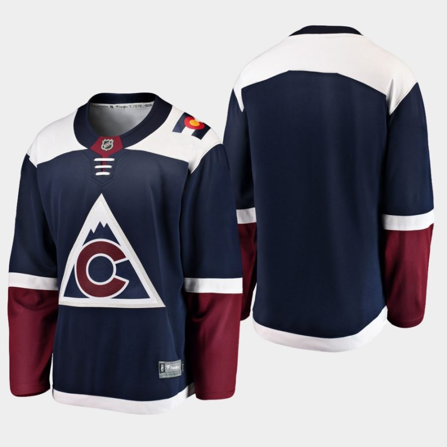 men avalanche alternate breakaway blue jersey