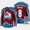 men avalanche cale makar home 2022 stanley cup champions burgundy jersey