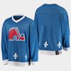 men avalanche heritage premier breakaway blank blue jersey