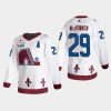 men avalanche nathan mackinnon authentic patch 2021 lake tahoe outdoor games white jersey