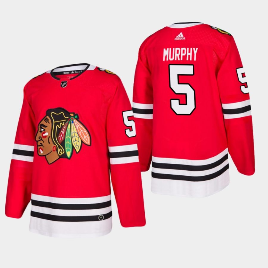 men blackhawks connor murphy 2019 20 season home jersey red