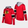 men blackhawks red pullover adidas silver jersey hoodie 0a