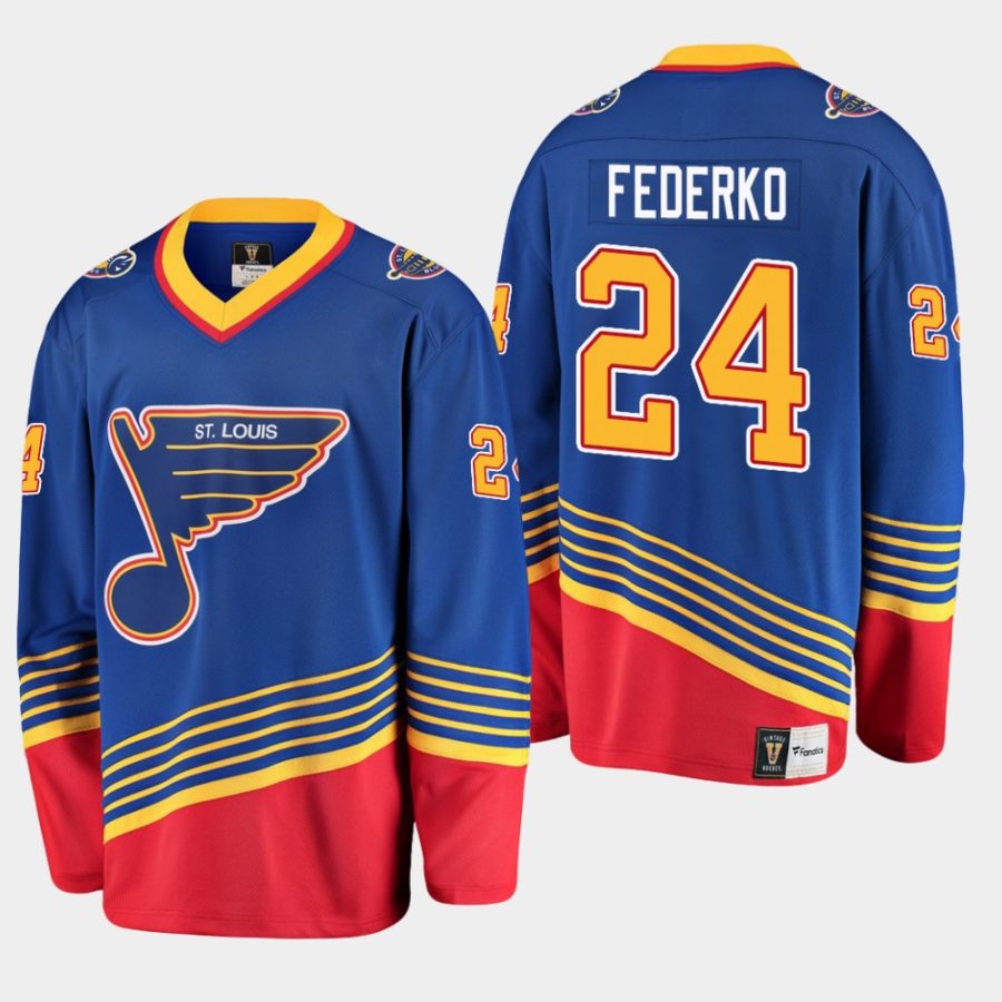 men blues bernie federko heritage premier jersey