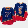 men blues bob plager 2019 20 season vintage 90s era jersey royal