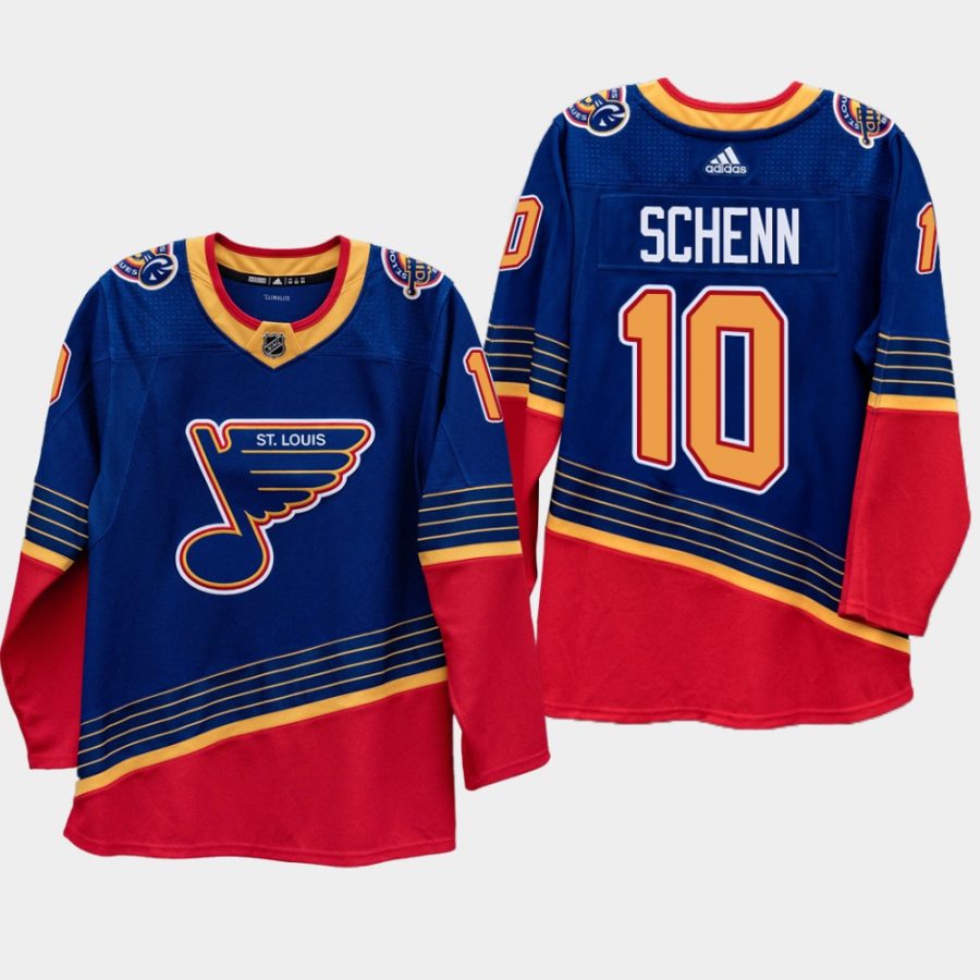 men blues brayden schenn 2019 20 season vintage 90s era jersey royal