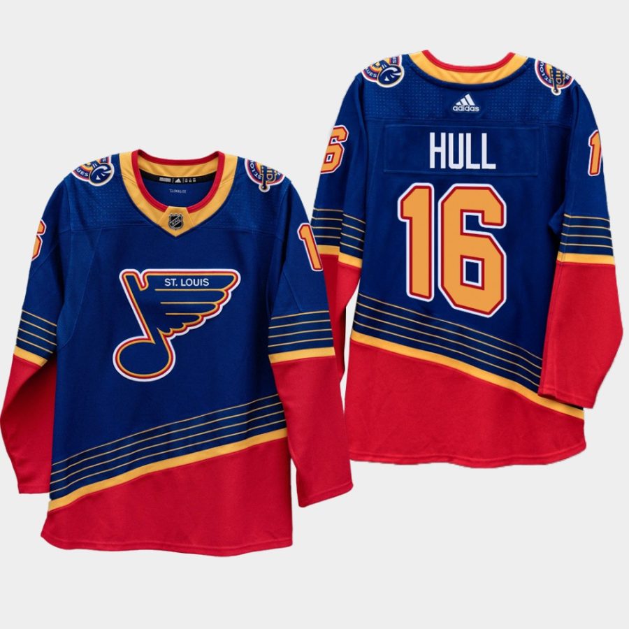 men blues brett hull 2019 20 season vintage 90s era jersey royal