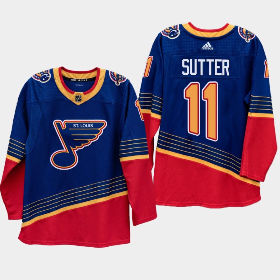 men blues brian sutter 2019 20 season vintage 90s era jersey royal