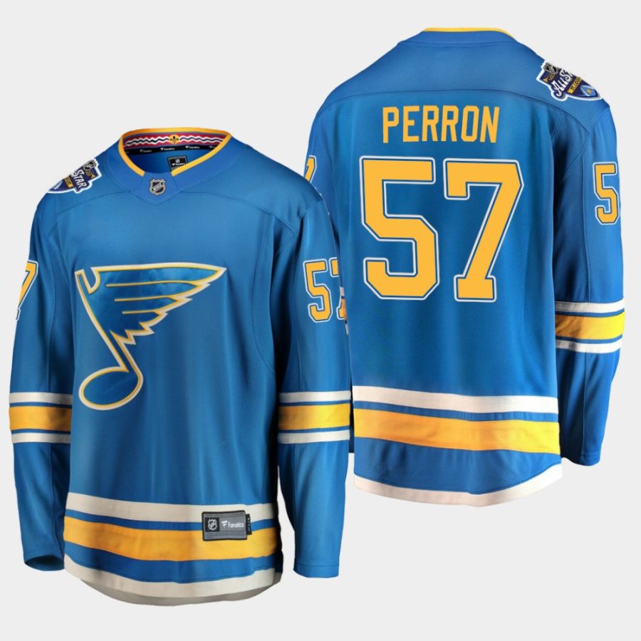 men blues david perron alternate 2020 all star patch fanatics jersey blue