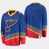 men blues heritage premier breakaway blank blue jersey