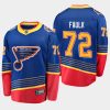 men blues justin faulk 2019 20 season retro premier fanatics jersey blue