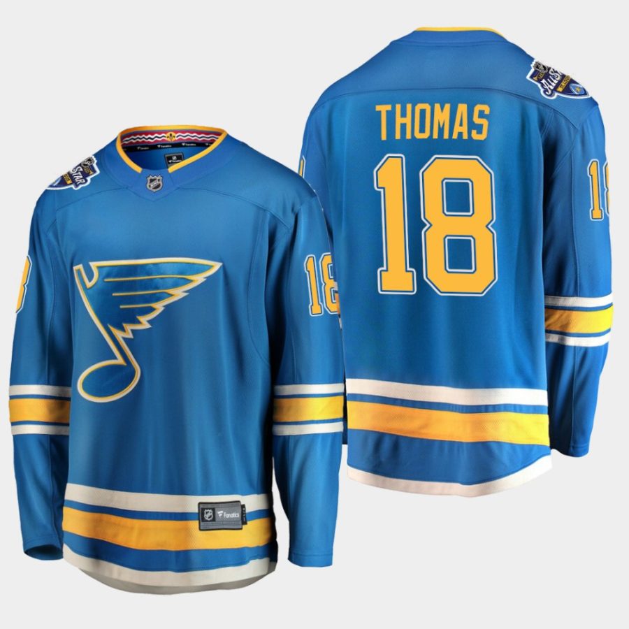 men blues robert thomas alternate 2020 all star patch fanatics jersey blue