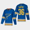 men blues steven santini 2021 authentic alternate blue jersey