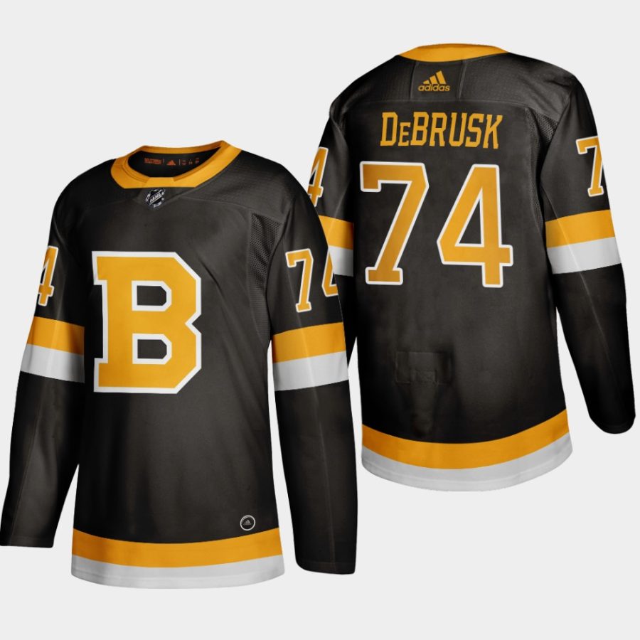 men bruins jake debrusk 2019 20 season alternate jersey black