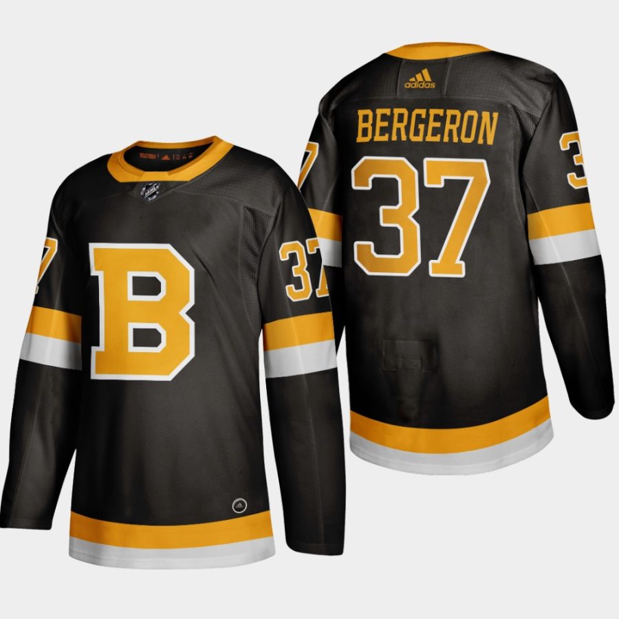 men bruins patrice bergeron 2019 20 season alternate jersey black