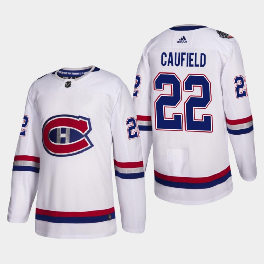 men canadiens cole caufield 2021 authentic heritage white jersey