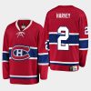 men canadiens doug harvey heritage premier breakaway player jersey