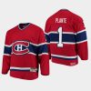 men canadiens jacques plante throwback heroes of hockey red jersey