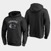 men canucks black midnight mascot primary hoodie