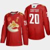 men canucks brandon sutter 2021 chinese new year red jersey