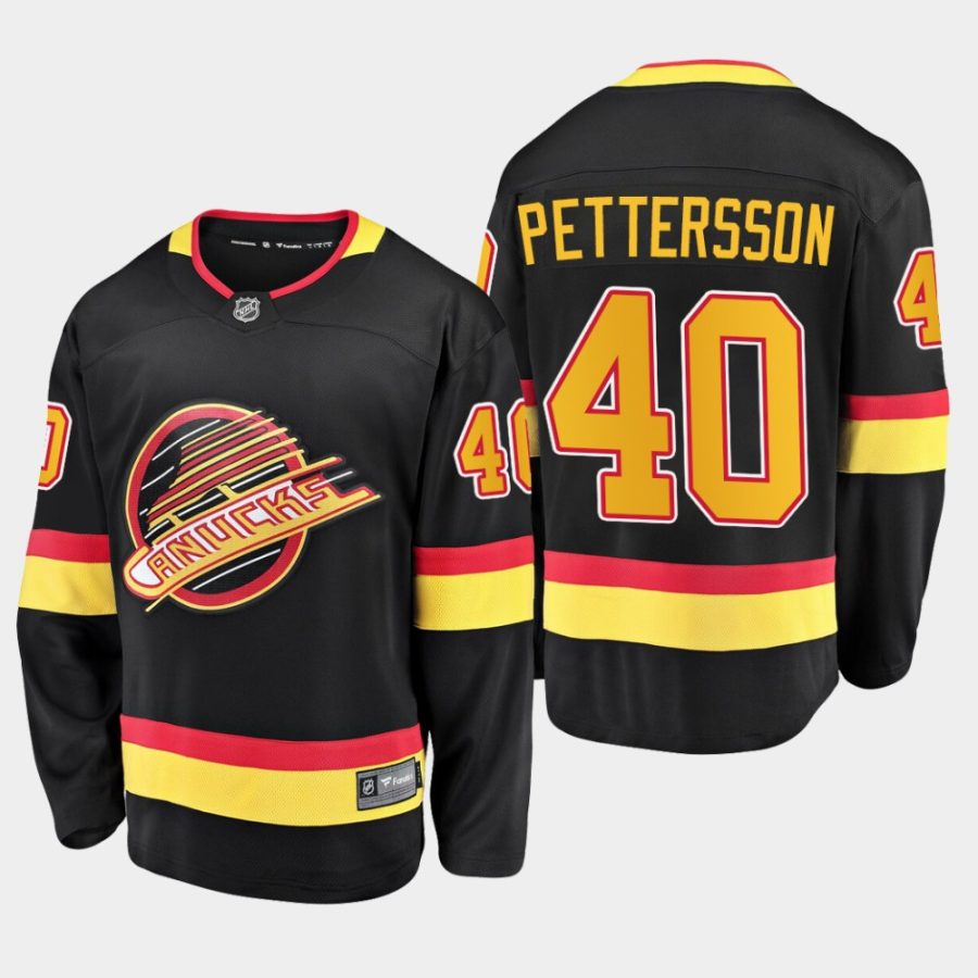 men canucks elias pettersson 2019 20 season flying skate premier breakaway fanatics jersey black