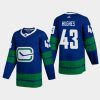 men canucks quinn hughes 2020 21 authentic player alternate jersey blue