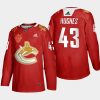 men canucks quinn hughes 2021 chinese new year red jersey