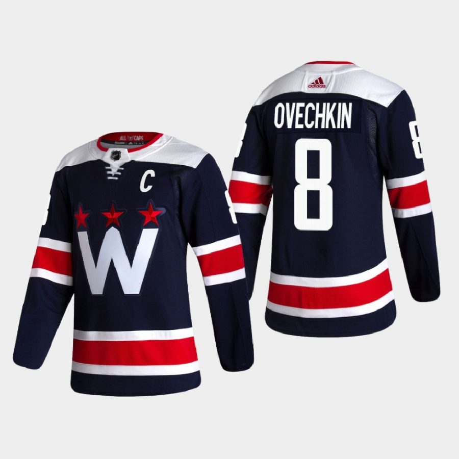 men capitals alexander ovechkin 2020 21 authentic alternate navy jersey