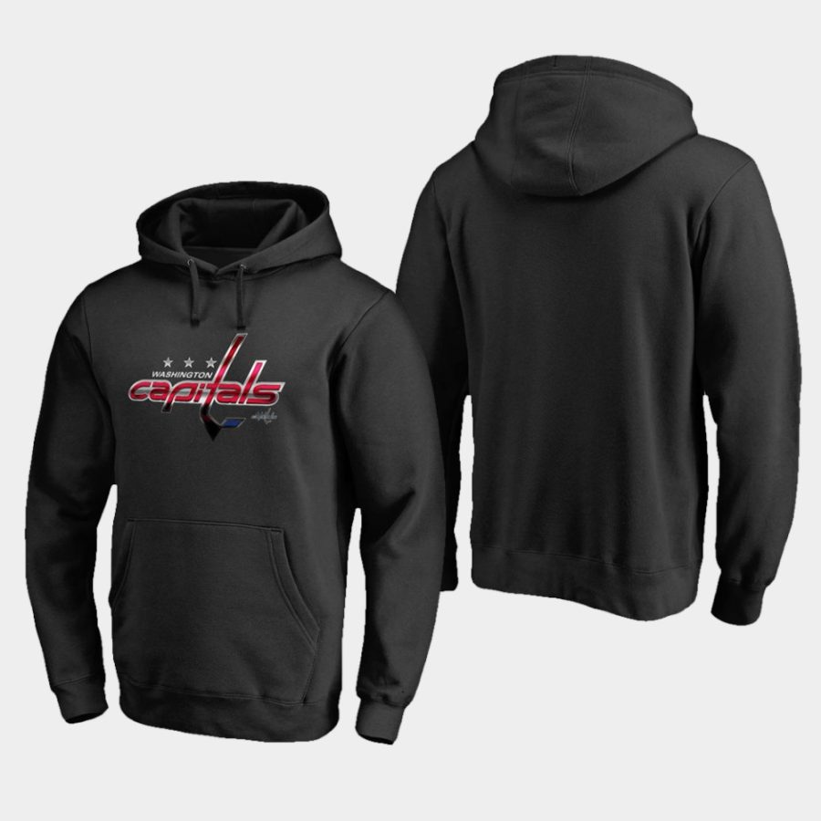 men capitals black midnight mascot primary hoodie